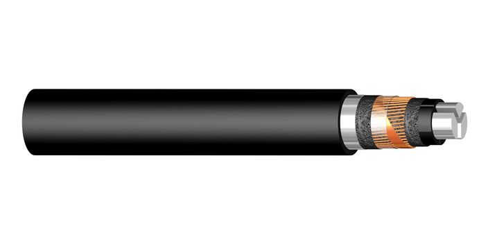 Image of 3-core PEX-S-AL 12 kV cable