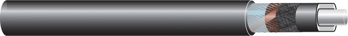 Image of 33kV single core cable XLPE-AL-RMT-FB-LRT, CU screen cable
